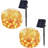Juta Indoor 100 - Bulb 6.42'' Solar Powered LED Wide Angle LED String Light