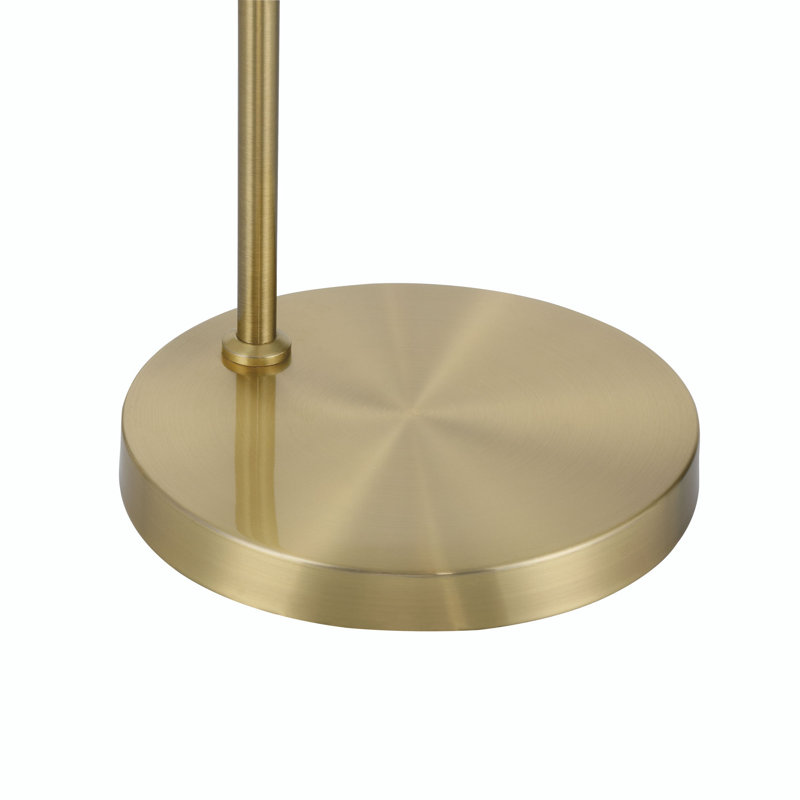Gulien 53'' Task Floor Lamp, Polished Brass