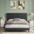 3-Piece Bedroom Sets, 4-Drawer LED Storage Bed+ 2 Nightstands with 3 Drawers Each&USB + Outlet Built-In-591375877-591375867
