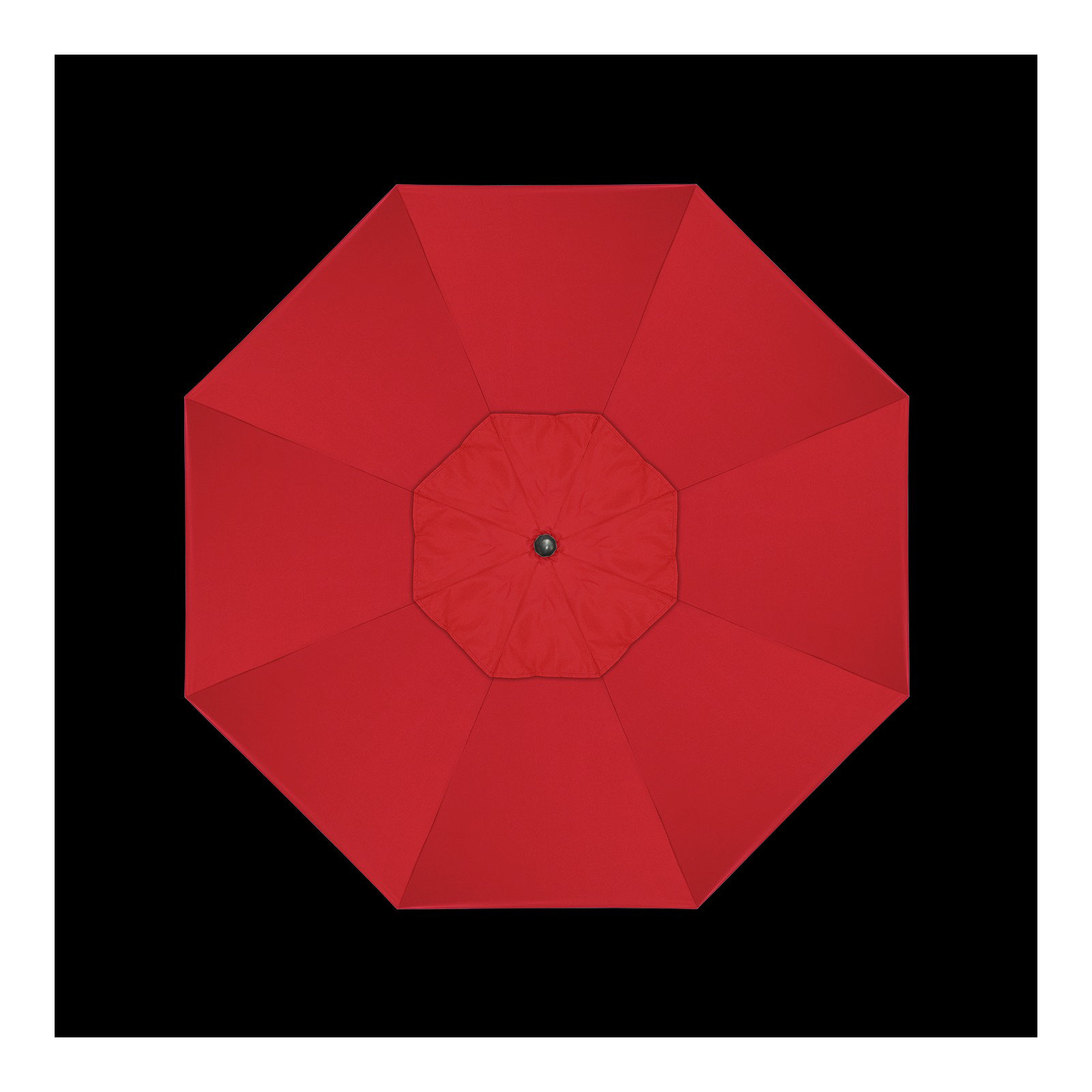 9' Market Sunbrella Umbrella, Canvas Jockey Red Sunbrella® Canvas