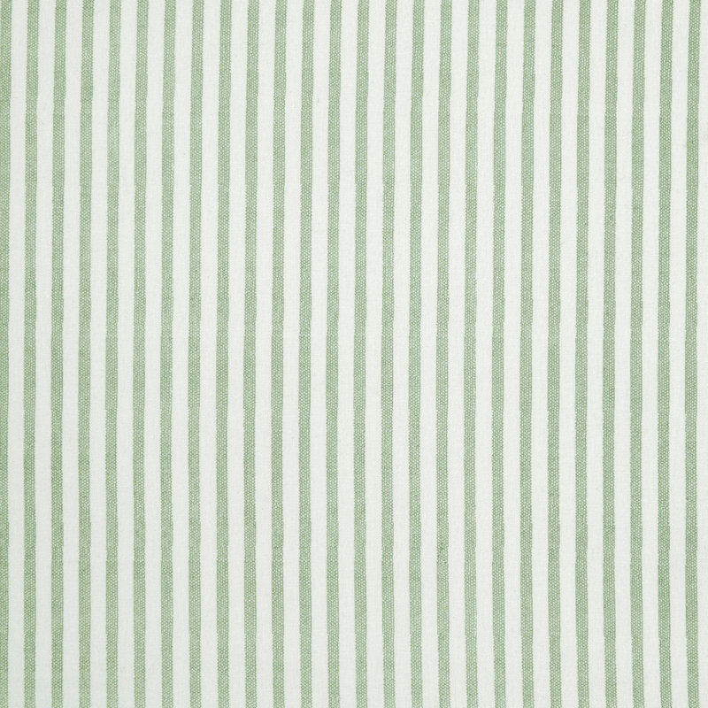 Green Ticking Stripe Cotton Euro Sham Set