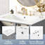 Meuble-lavabo moderne avec beaucoup de rangement-332704228