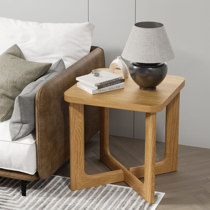 Table de bout Ivor, Bois naturel