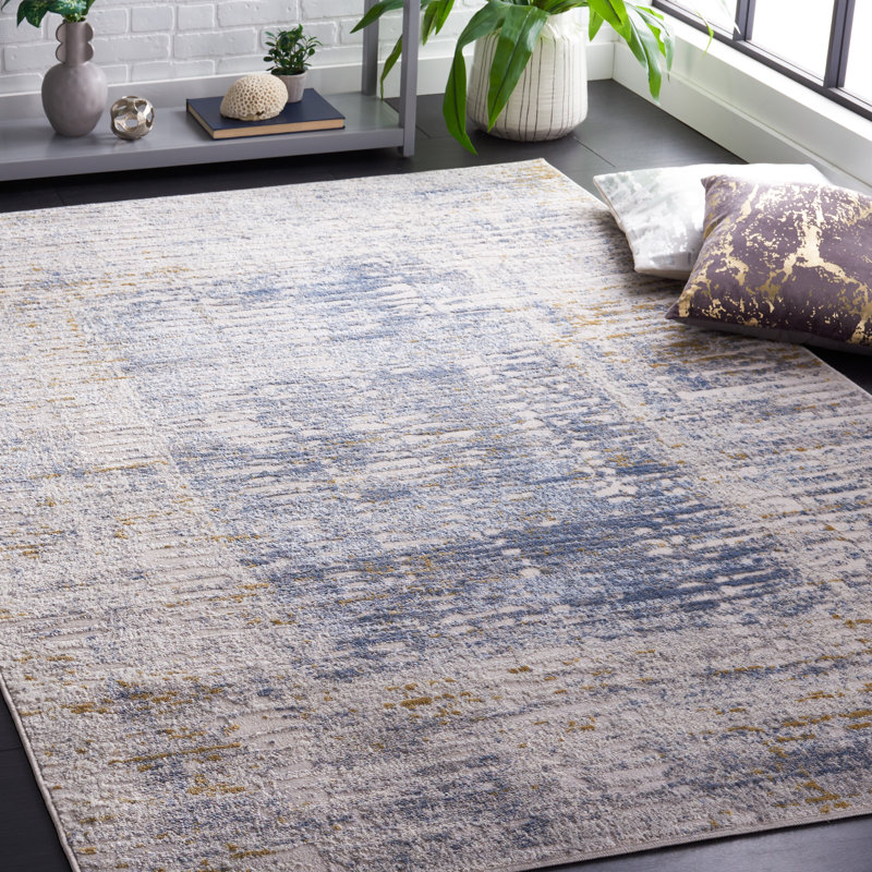 Palma Performance Abstract Rug, Rectangle 5'3" x 7'6"