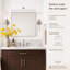 Miroir de salle de bain carré Lilian, miroir mural carré chromé, 76 x 76 cm (30 x 30 pouces)-1872490979-1872490976
