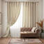 Pittsboro Crushed Velvet Eyelet Windows Panel Curtains-434909538-434909540