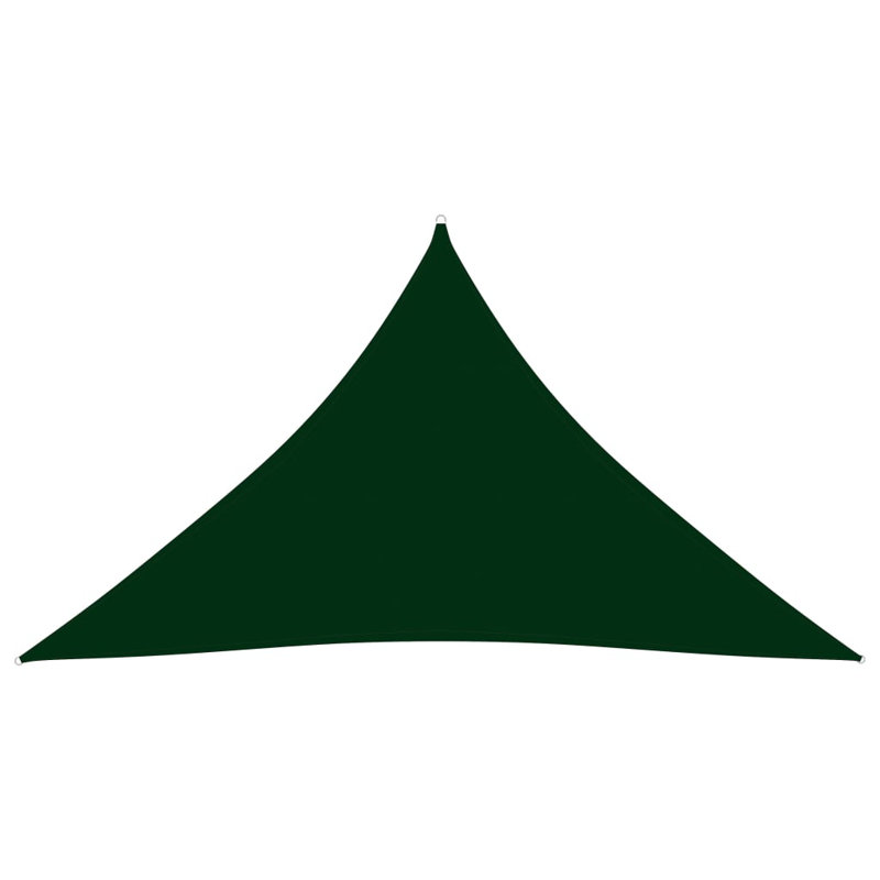Amice 4m x 4m x 5.8m Triangular Shade Sail, Dark Green