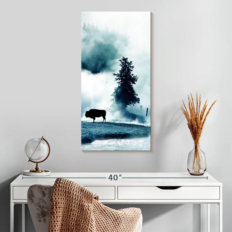 Buffle Misty Yellowstone, H 30 po x l 15 po