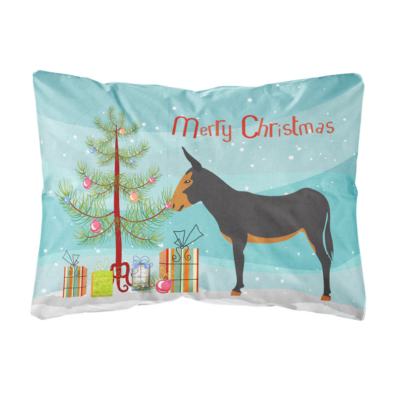  Coussin intérieur / extérieur Catalan Donkey Christmas