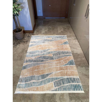 Tapis en coton Naileth avec envers antidérapant