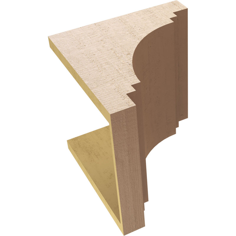 Bois de cèdre brut Pescadero, Corbeau Thane, brun clair apprêté, H 12 po x l 12 po x P 12 po