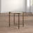 Allyance Glass Top End Table