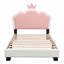 Lit princesse rembourré, lit plateforme-1881775836-1881775837