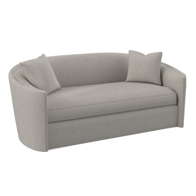 Aurora Boucle and Velvet Sofa
