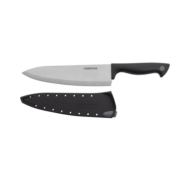 Farberware Edgekeeper Chef Knife with Built-In Self-Sharpening Blade Cover