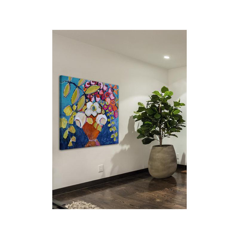 Michelle Rivera - Wrapped Canvas Painting, 45cm H x 45cm W