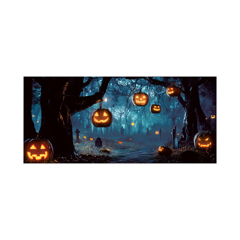Toile suspendue Halloween, A,B,C,D