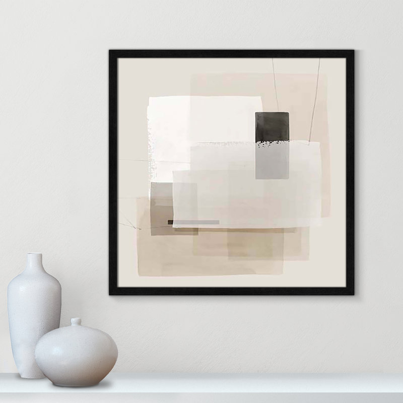 «Mystical Momentum II» par Hazel J, H 23,5 po x l 23,5 po x P 1,25 po, Cadre noir mince