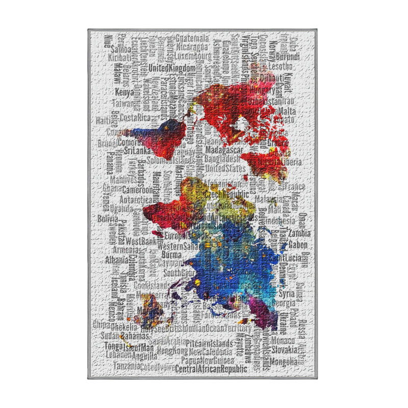 Tapis map of the world area, Rectangle 3 pi x 5 pi