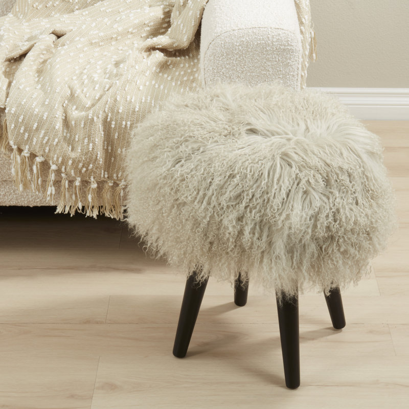 Tabouret Mongolian, Gris