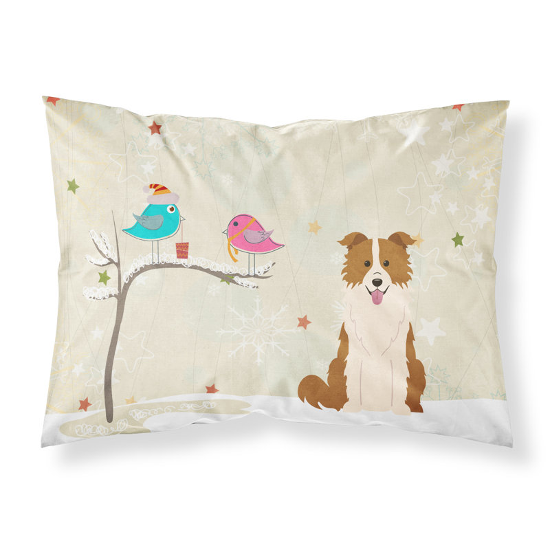 Microfiber, Red White Border Collie