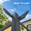 Outdoor Retractable Aluminum Pergola with Weather-Resistant Shade Canopy