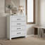 Limestone 4 - Drawer Chest of Drawers-555685980