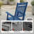 Outdoor Rocking Chairs set of 2, Patio All Weather HIPS Rocker for Lawn, Garen, Porch-848186001