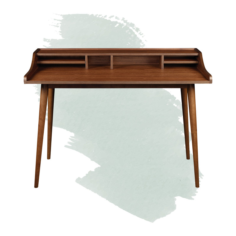 Bureau Luxembourg, Noyer, H 34,9 po x l 47,3 po x P 23,6 po
