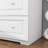 Freestanding Wooden Wardrobe Armoire with 2 Drawers