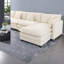 Canapé modulaire en chenille 149,6 pouces Compression