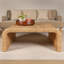 Grande table basse en jacinthe d'eau tissée et en bois d'acacia Miramar-513276706