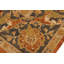 Tapis orange / gris en laine noué à la main 8 pi 2 po x 10 pi 3 po Roby