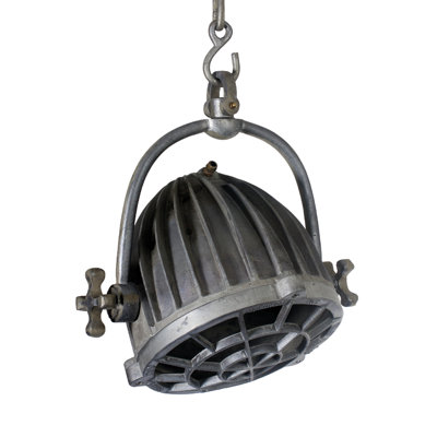 1 - Light Aluminium Dome Pendant