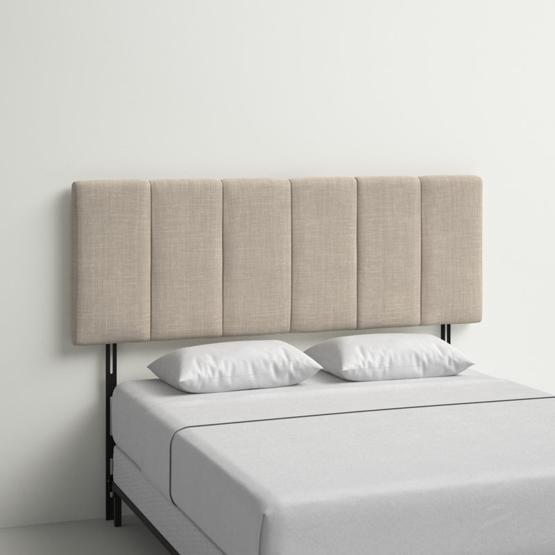 Barajas Upholstered Headboard, King, Beige