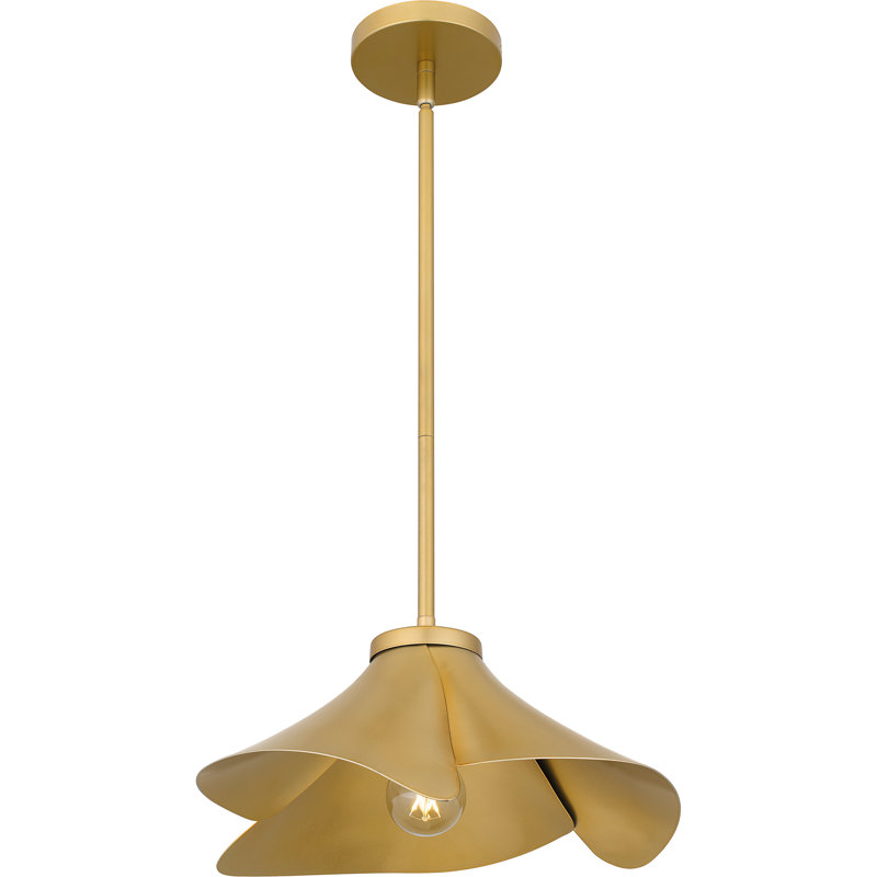 Jovanka 1-Light Pendant Light, Gold