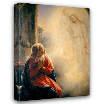 Astoria Grand Bloch, Carl Gallery Wrapped Canvas Art Titled: The Annunciation