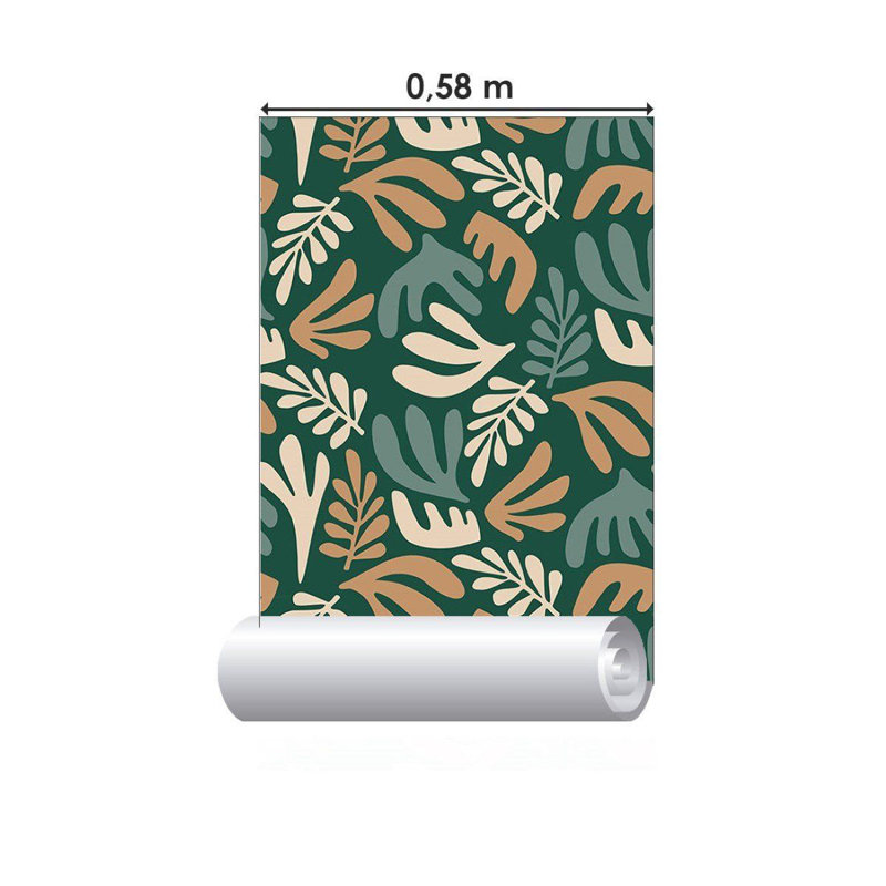 Rouleau de papier peint adhésif L 126 po x l 24 po Seevers