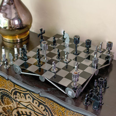 Evgenii Fleur De Lis Living Metal Chess