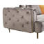 Fauteuil en velours gris AED-D832-58059307