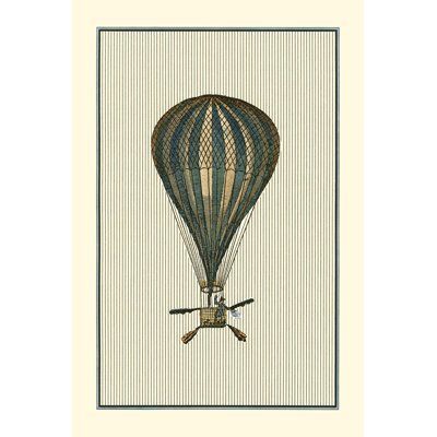 Vintage Ballooning II 1 Piece Wrapped Canvas Wall Art