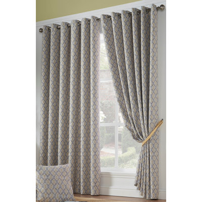 Cloe Semi Sheer Curtain Pair