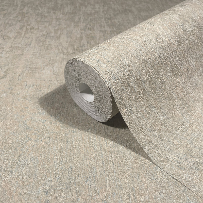 Galerie Odyssey Plaster Effect Wallpaper, Light Grey