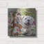  «Cat and Dog Pose For A Selfie» par Kajenna Art, art mural en métal, 12 po x 12 po-234578020