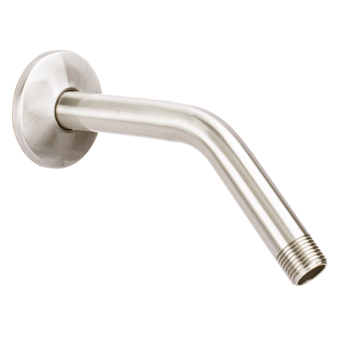 8” Wall-Mounted Shower Arm with Flange Utility-Sink 
