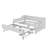 Full Daybed, Versatile 3-in-1 Convertible Couch Bed Transforms Into Twin Beds Or Large Combined Bed, Small Home Guest Bedroom Indoor Use-228296337
