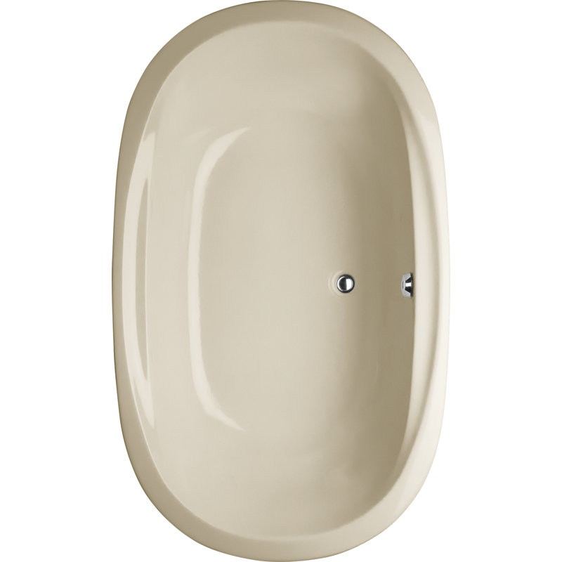 Studio 66'' L Air Bathtub, Bone