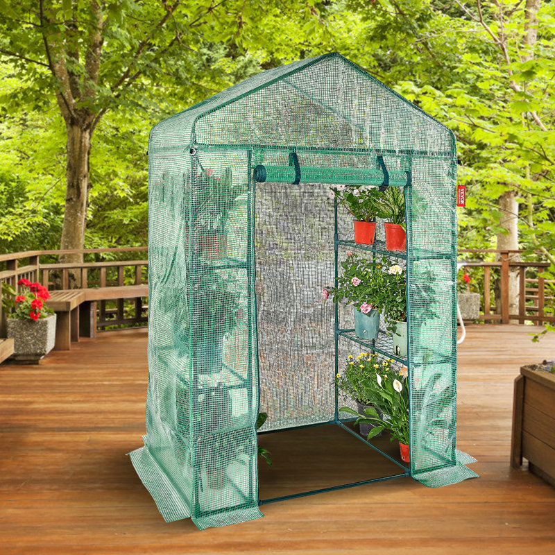 VEVOR walk-in greenhouse, H 80,7 po x l 55,5 po x P 29,3 po