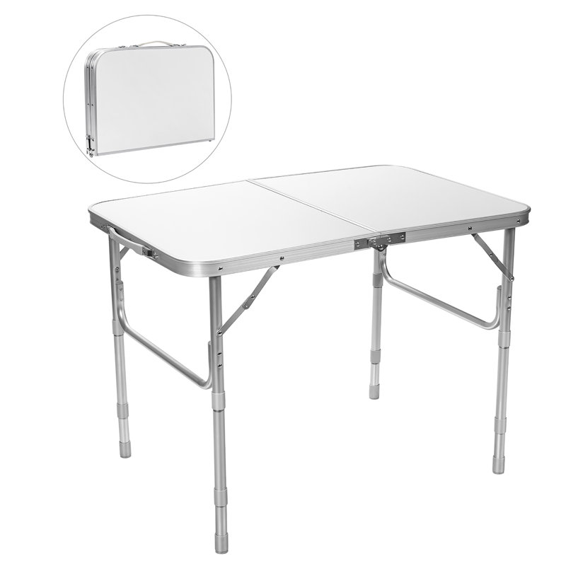 Table pliante portative réglable 35,5 po