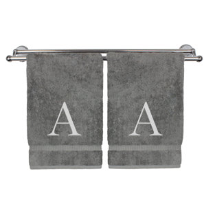 Monogram Elegance: Personalized Large Bath Towels for All Ages!